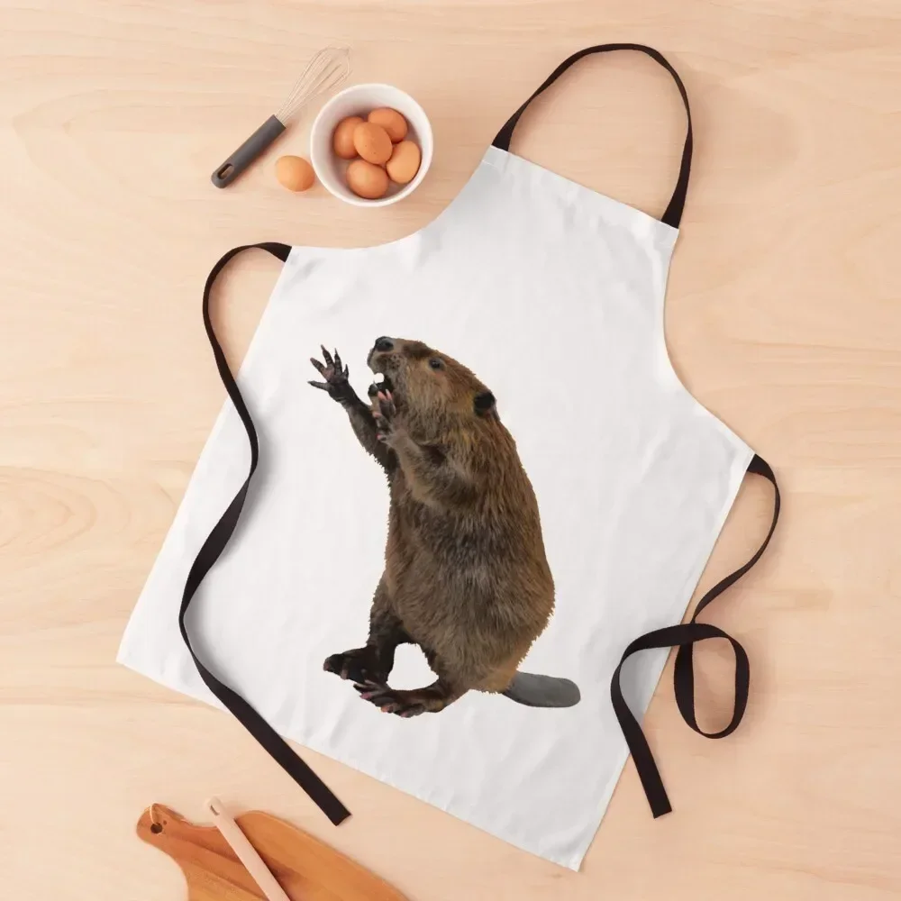 Beaver Apron Customizable Waiter Uniforms Kitchen Handle For Women Apron