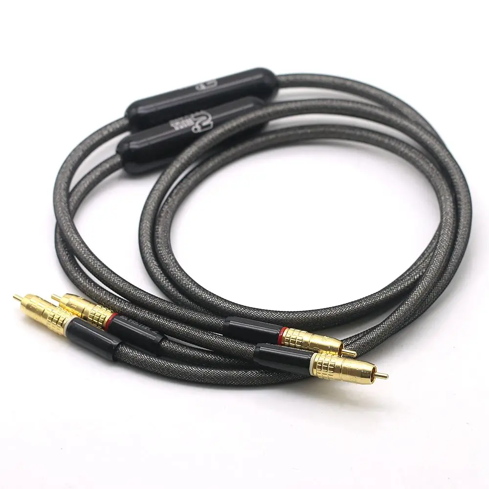 High quality original HiFi double filter RCA plug signal cable CD power amplifier cable American production audio cable