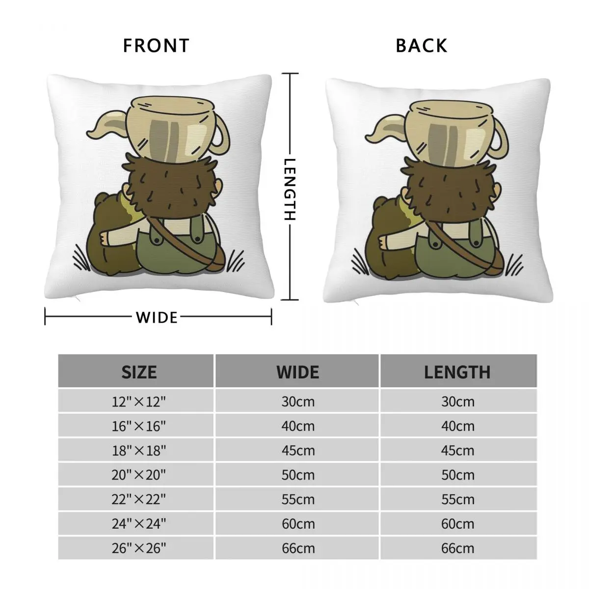 Greg And The Frog Pillowcase Polyester Linen Velvet Printed Zip Decor Room Cushion Cover 45x45
