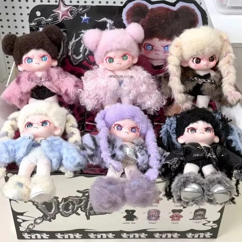 New Blind Box Original Big Sister Dora Sweet Cool Warning Series Mystery Box Cute Doll Pendant Toy Birthday Surprise Gift - view 4