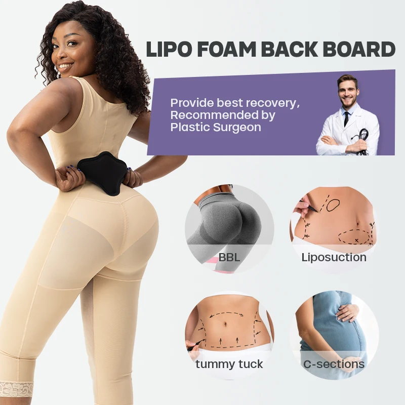 Post-op Lipo Foam Faja Abdominal Lumbar Back Liposuction Postpartum Tummy Tucks Ab Board