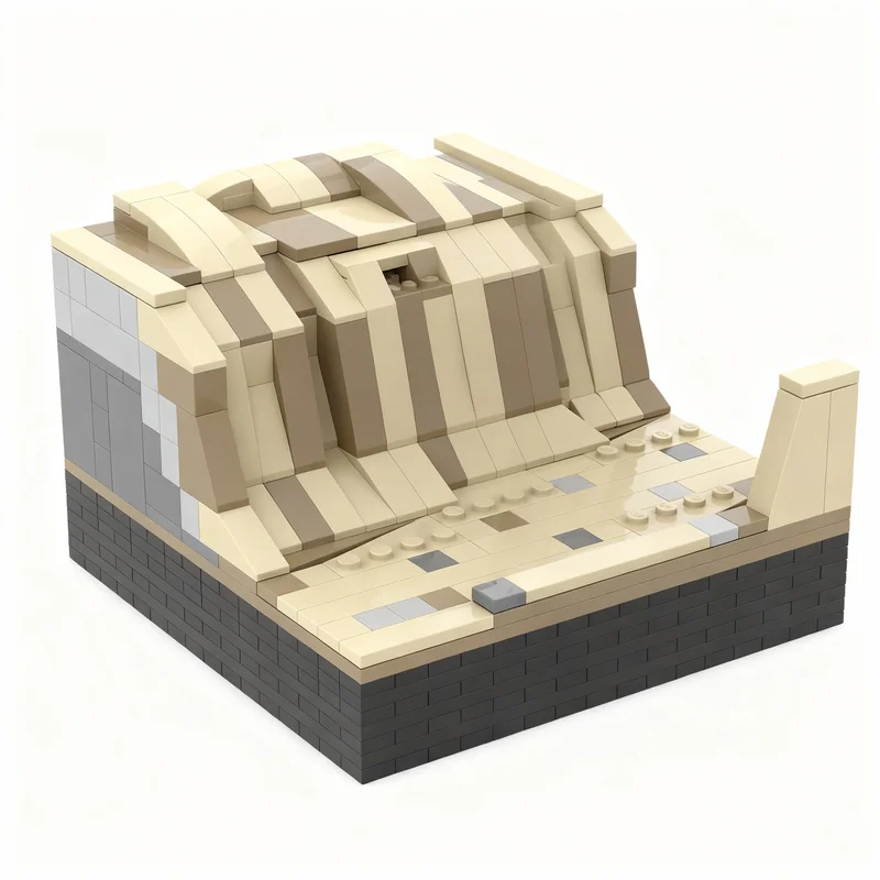 

1280PCS MOC Creative Model Mi 24P Crocodile Building Block DIY Idea Assembly Display Gift Collectible Decoration Collection Home
