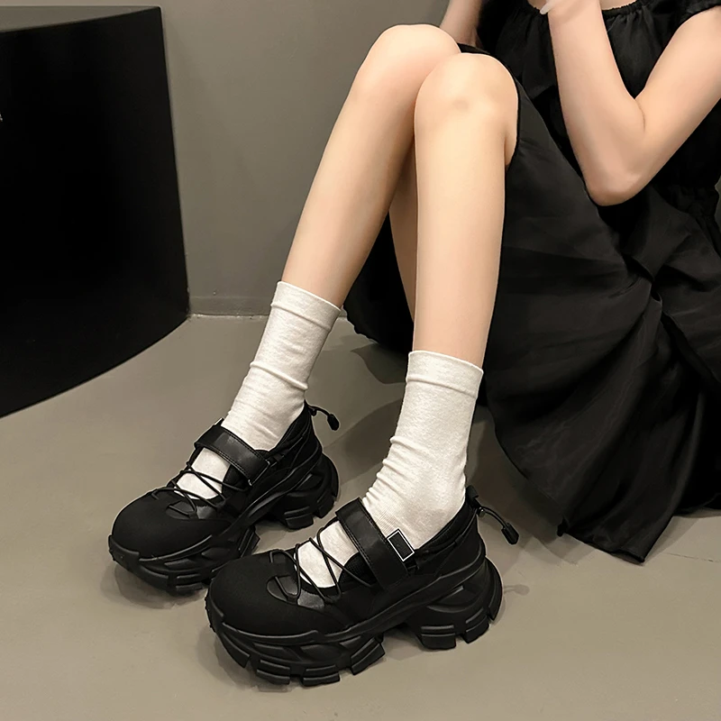 2024Summer New Closed Toe Sports Sandals for Women Fashion Platform Women\'s Chunky Sneakers Outdoor Light Casual Shoes