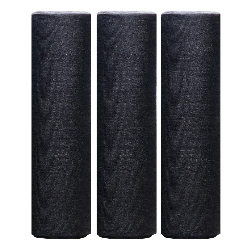 Whole roll black HDPE UV-resistant sunshade high-intensity outdoor greenhouse fruit and vegetable planting sunshade
