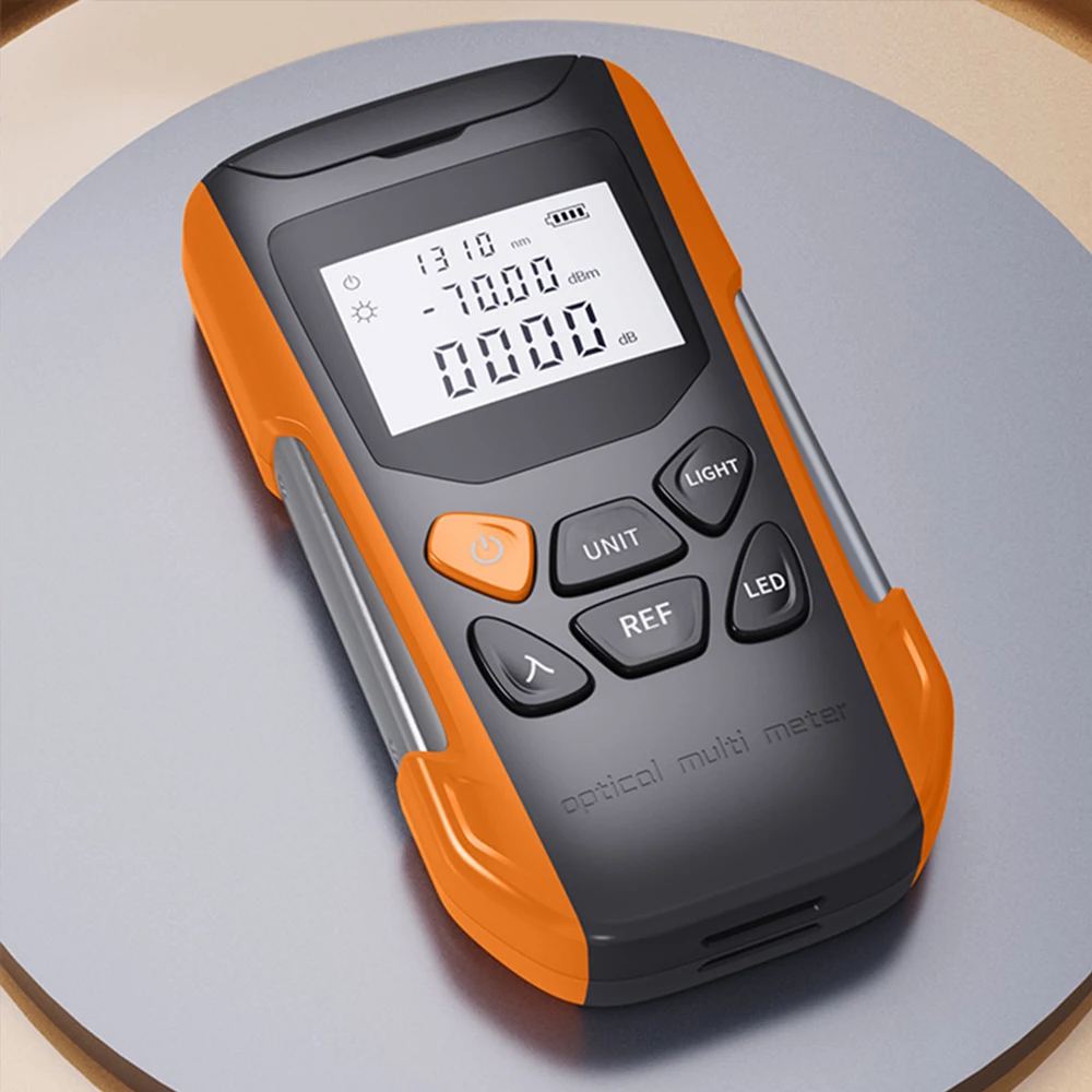Handheld Optical Power Meter Network Cabo Test Iluminação Fiber Tester Optic Tools70 a 6dbm