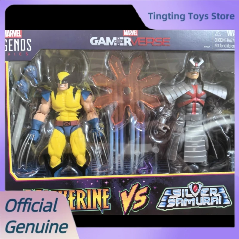 

In Stock Marvel Legends 1/12 Wolverine Vs Silver Samurai Action Figure Set Movability Joints Toys Marvel Action Figure Gift