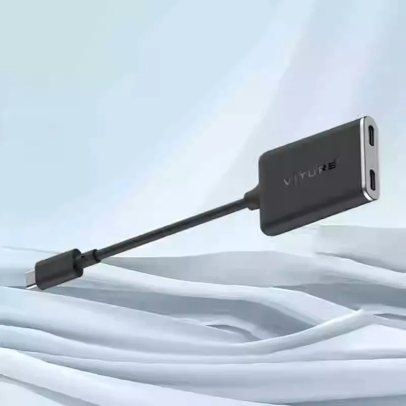 يدعم الإصدار القياسي لمحول VITURE Hub تشغيل الفيديو ثلاثي الأبعاد أثناء شحن وتشغيل أجهزة SwitchSteam Deck وUSB-C