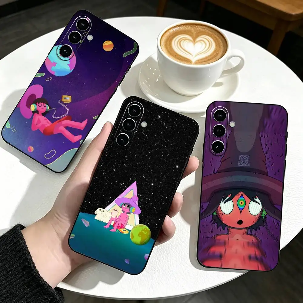 The Midnight Gospel Clancy   Phone Case For Samsung Galaxy A73,A72,A71,A70,A53,A52,A51,Others Soft Black Cover