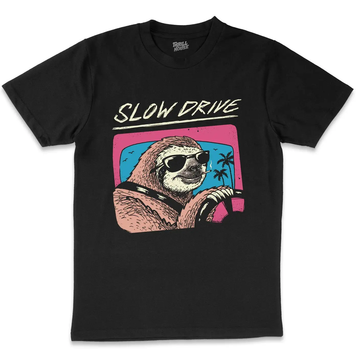 

Я не могу ленивец, одежда для сна в американском стиле ретро с животными, футболка с короткими рукавами, хлопковая летняя свободная модная футболка унисекс, дышащие топы