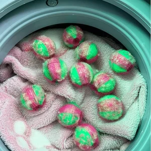 Reusable laundry ball, hair filter, floating lint remover, caught, dirt collection, cleaning ball, 12, 6 pieces 8 Main Sales Line Filter CLAMPER - №1