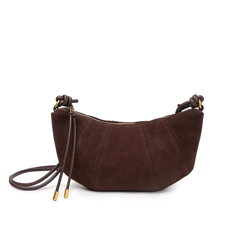 

New Fashion Casual Ladies Messenger Bag 2026 matte leather dumpling bag high-end fashionable versatile messenger bags C094