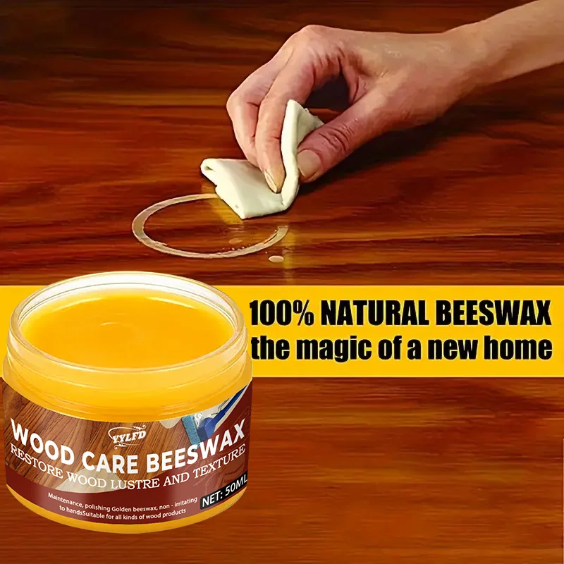

Wood Care Wax Solid Wood Furniture Polishing Seasoning Beeswax Polisher Waterproof Furniture Care Maintenance Beeswax