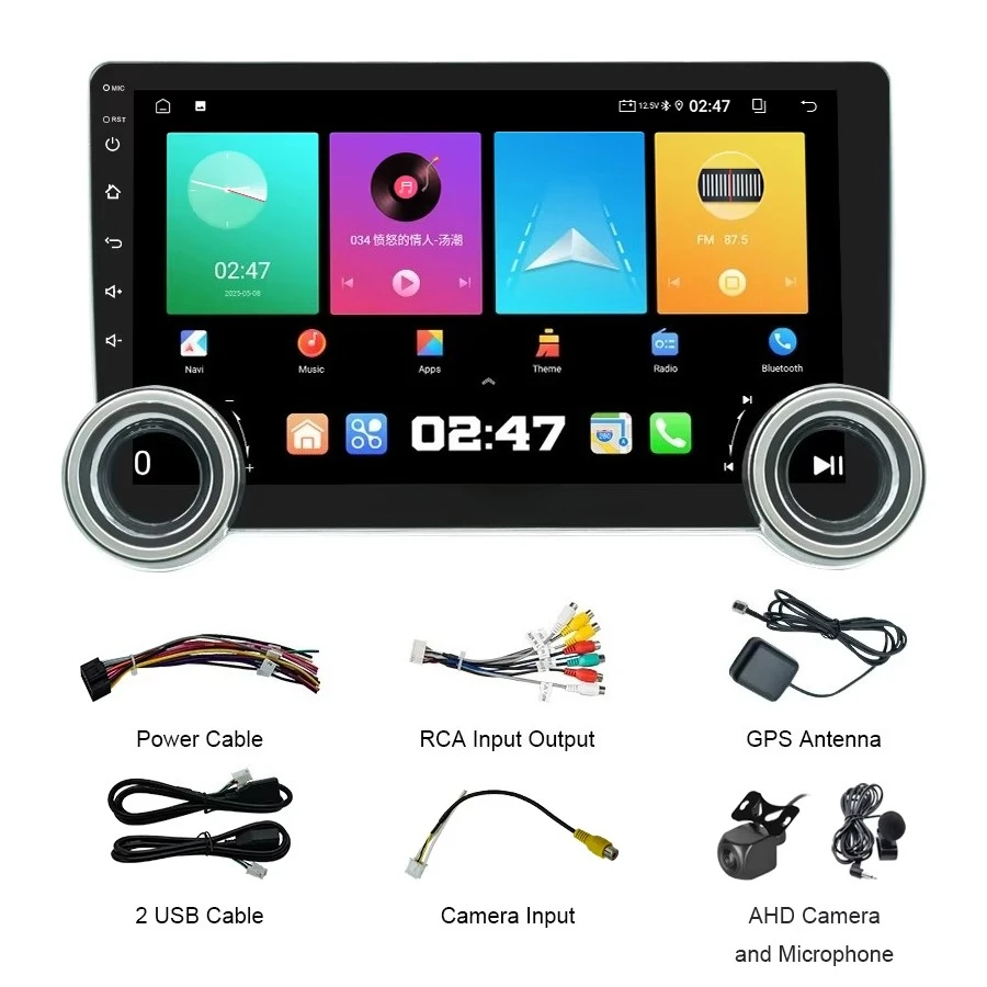 2K screen 10.1/11.5 inch car stereo Android car radio car player navigation