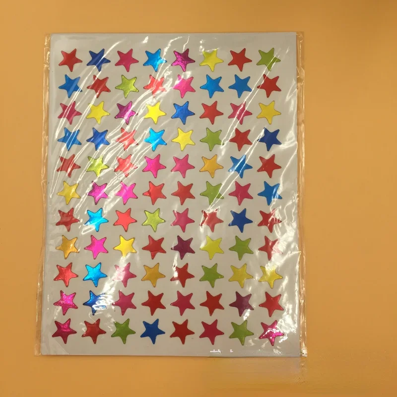 10 Sheets Star Shape Stickers Labels For School Children Cute Teacher Reward Sticker Gift Kid Stationery Sticker Back To School