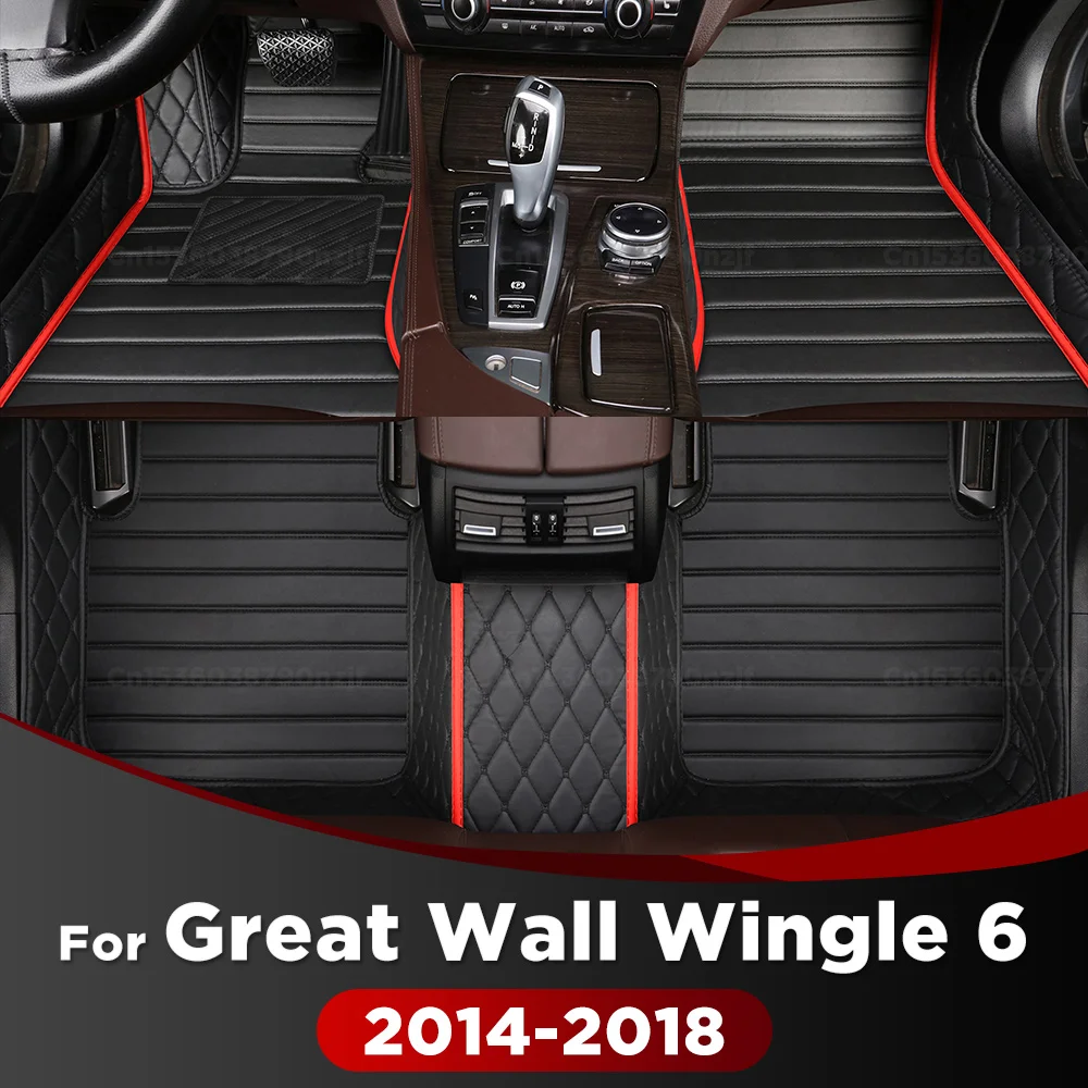 

For Great Wall Wingle 6 2014-2018 15 17 16 Car Floor Mats Custom Auto Foot Pads Automobile Carpet Cover Interior Accessories