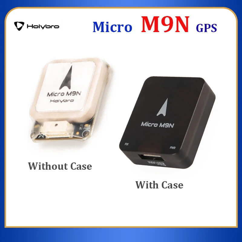 

Holybro Micro M9N GPS with IST8310 Digital Compass Ceramic Patch Antenna 32X26mm for RC Airplane FPV Long Range Drone