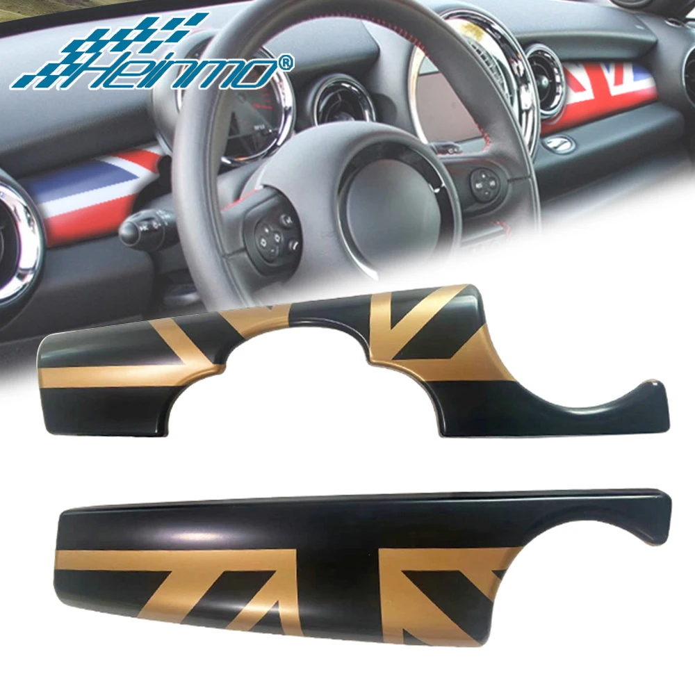 

Car Dashboard Trim Panel Cover Dashboard Center Control Sticker For Mini Cooper R55 Clubman R56 R57 R58 Interior Decorate Shell