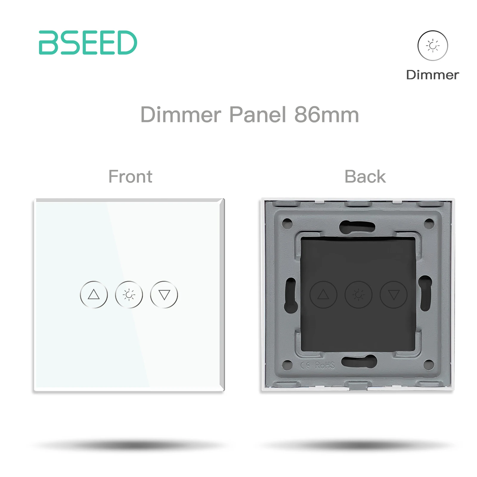 Besamen Wand Touch Schalter Dimmer Touch Lichtsc halter Funktion Teile Glasscheiben EU Wand steckdose Stecker DIY freie Kombination