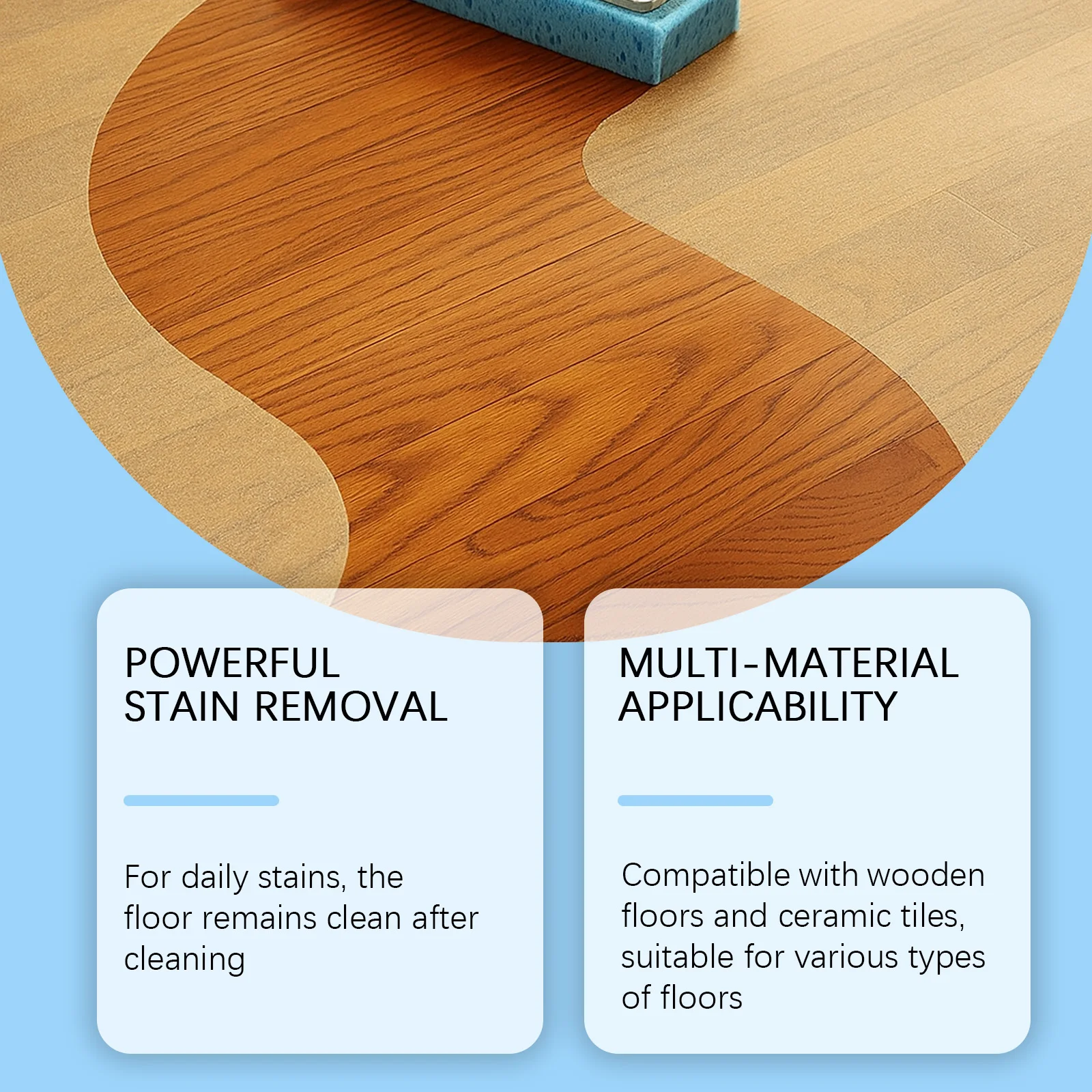 Floor Deodorizing Cleaner 500ml Odor Remover Tile Marble Laminate Vinyl Fresh Scent Mop Solution Deep Clean Floor Surface Agent