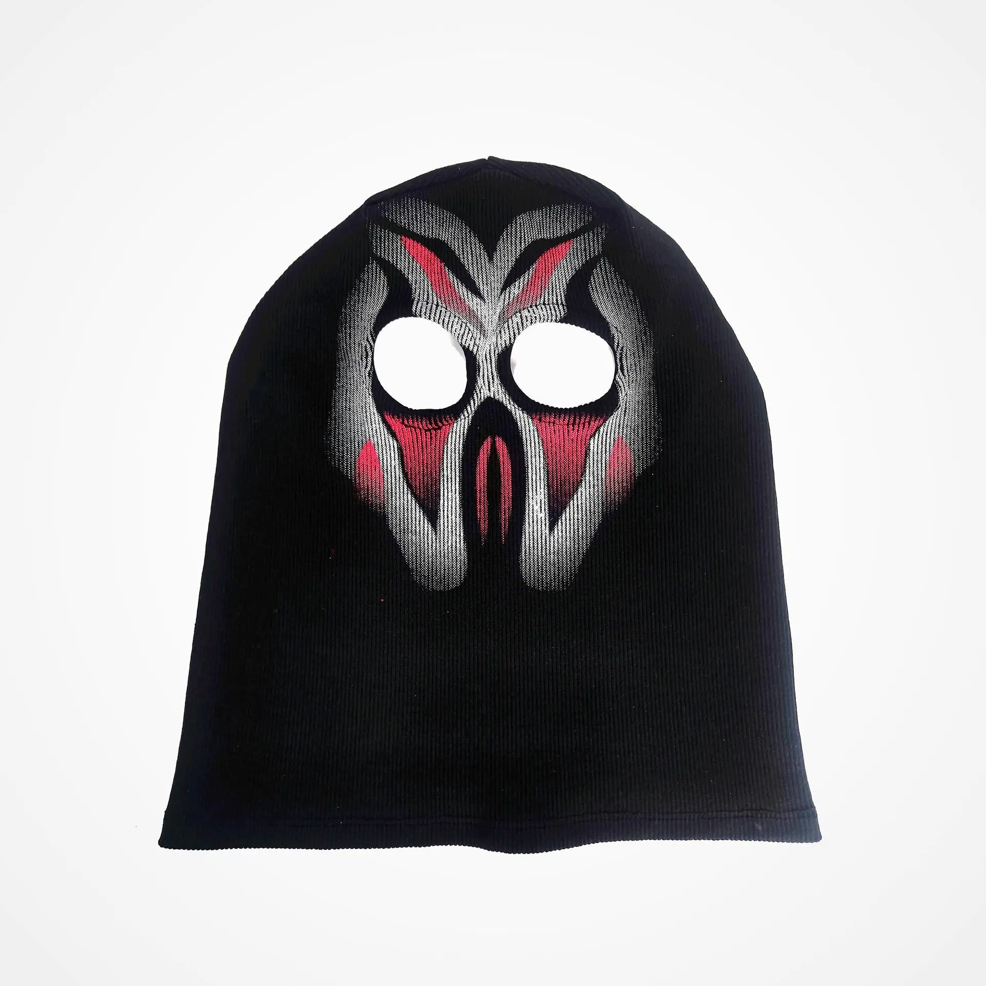 Sturmhaube Gesichts maske für Männer Frauen Voll gesichts maske Kapuze taktische Schnee Motorrad Radfahren Laufen gestrickte Mütze Pullover – Detail 13