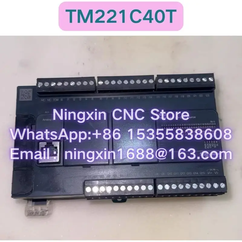 Second-hand TM221C40T PLC Functional test OK Fast delivery