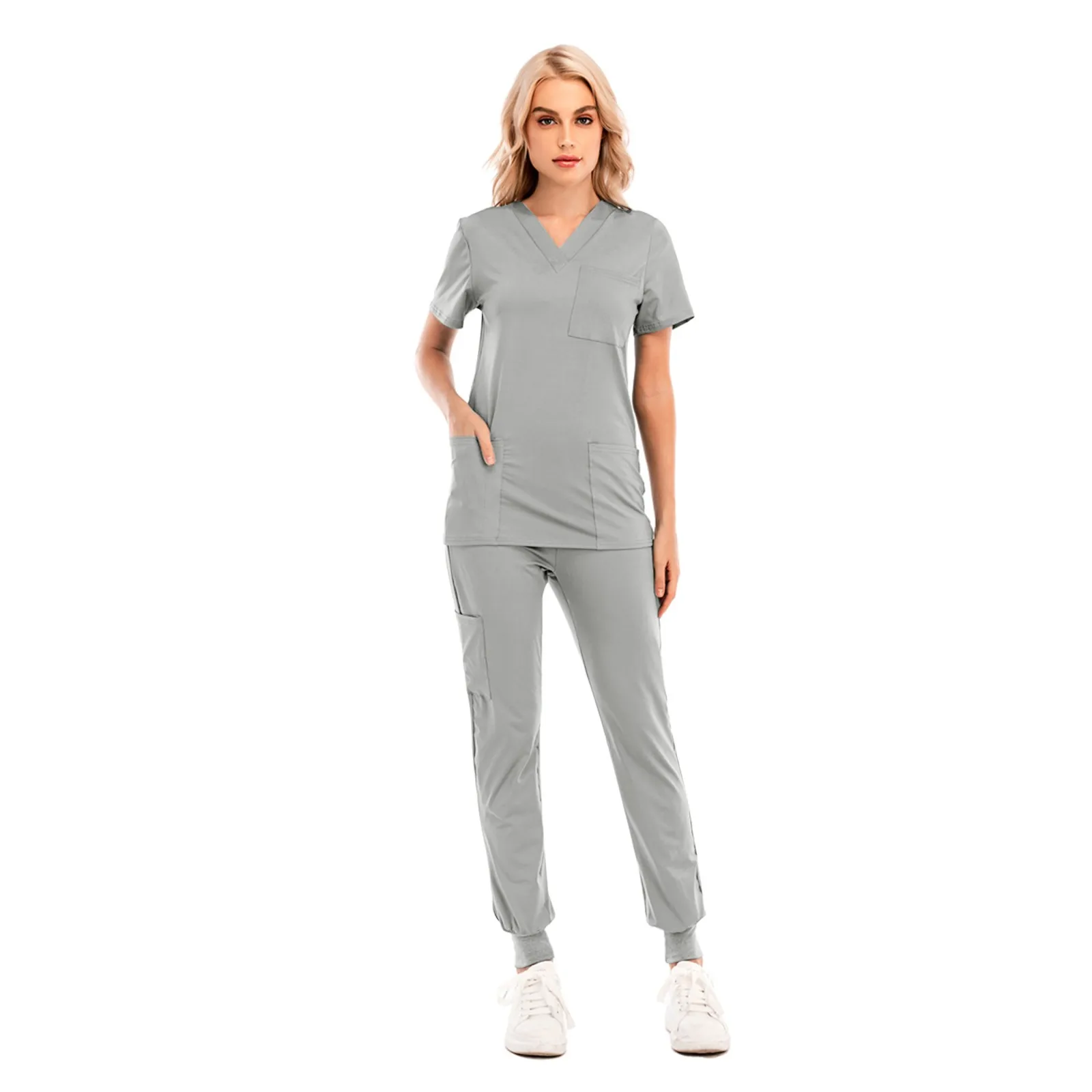 Multicolor Medical Uniforms Hospital Surgical Nurse Scrubs Set Unisex Nurses Accessories Dental Clinic Beauty Salon Uniform