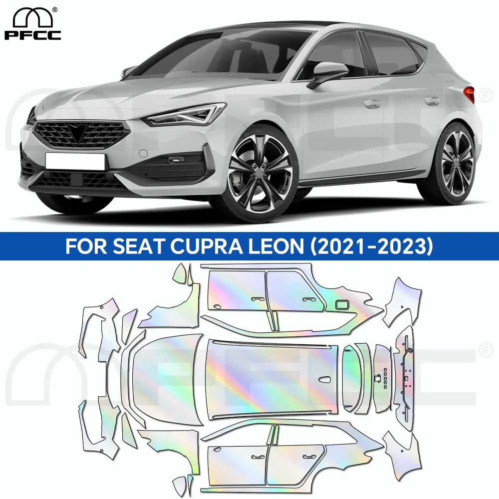 

TPU Anti-collision Pre Cut Protection Film For Seat Cupra Leon 2021 2022 2023 Strip Car Engine Door Fender Rear Car Body Sticker