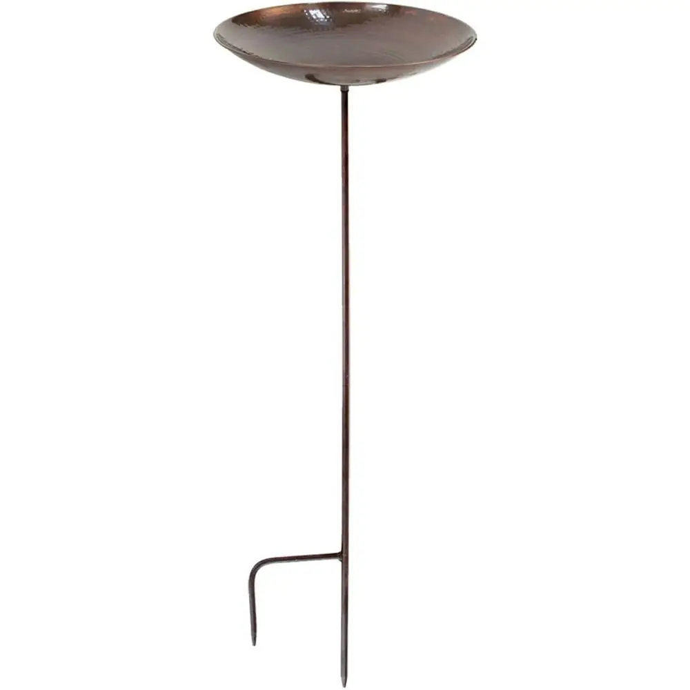 Achla Designs Burnt Copper Birdbath with Stake