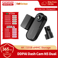 DDPAI 4K Dash Cam N5 Dual Front and Rear 4K UHD Resolution  Dash Camera Car DVR Al Base Radar NightVIS ADAS GPS  Auto record