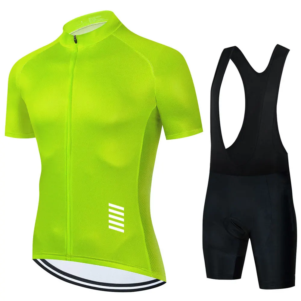 New 2023 Men Summer Jersey Set Short Sleeve Ropa Ciclismo Hombre Cycling Clothing Triathlon Bib Shorts Suit Bike Uniform Maillot - Image 4
