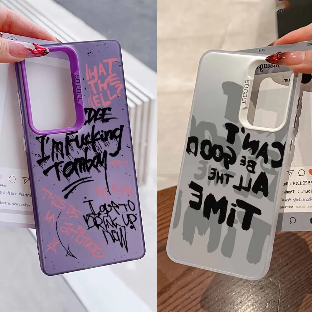 

Inspirational Quotes Minimalist Cover For OPPO F29 A98 A94 A79 A78 A76 A74 A60 A58 A55 A38 A37 A36 A17 A15 A7 A5 A3X Phone Case