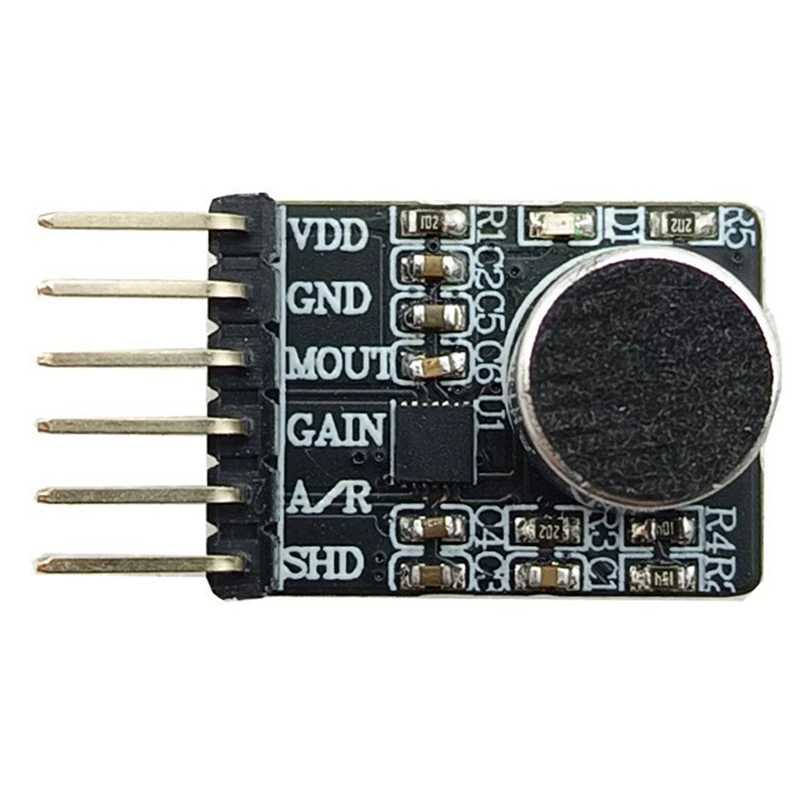 Super Sale DC2.7-5.5V MAX9814 Module Microphone Amplifier AGC Automatic Gain Low-Noise Microphone Head for Arduino/ESP32