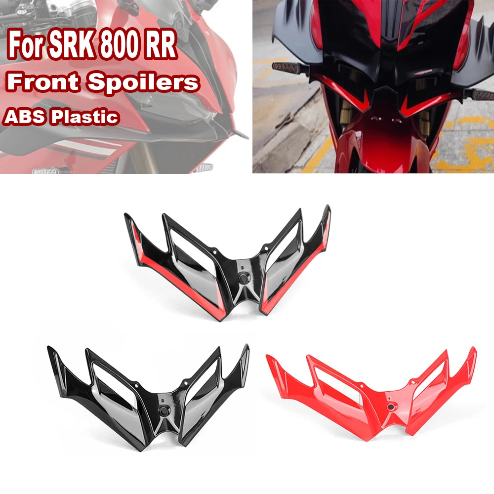 

For QJMotor SRK800RR SRK 800 RR Fairing Winglet Aerodynamic Wing Cover Trim Motorcycle Accessories Front Downforce Spoilers