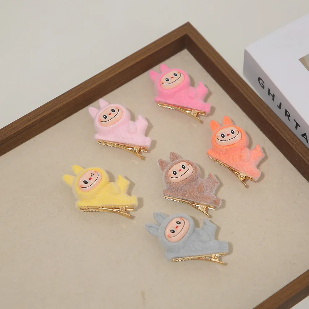 

Cartoon Plushie 3D Hair Clips Children's Cute Baby Side Bangs Duckbill Clip Toy Hair Accessories Fashionable Hair Grips