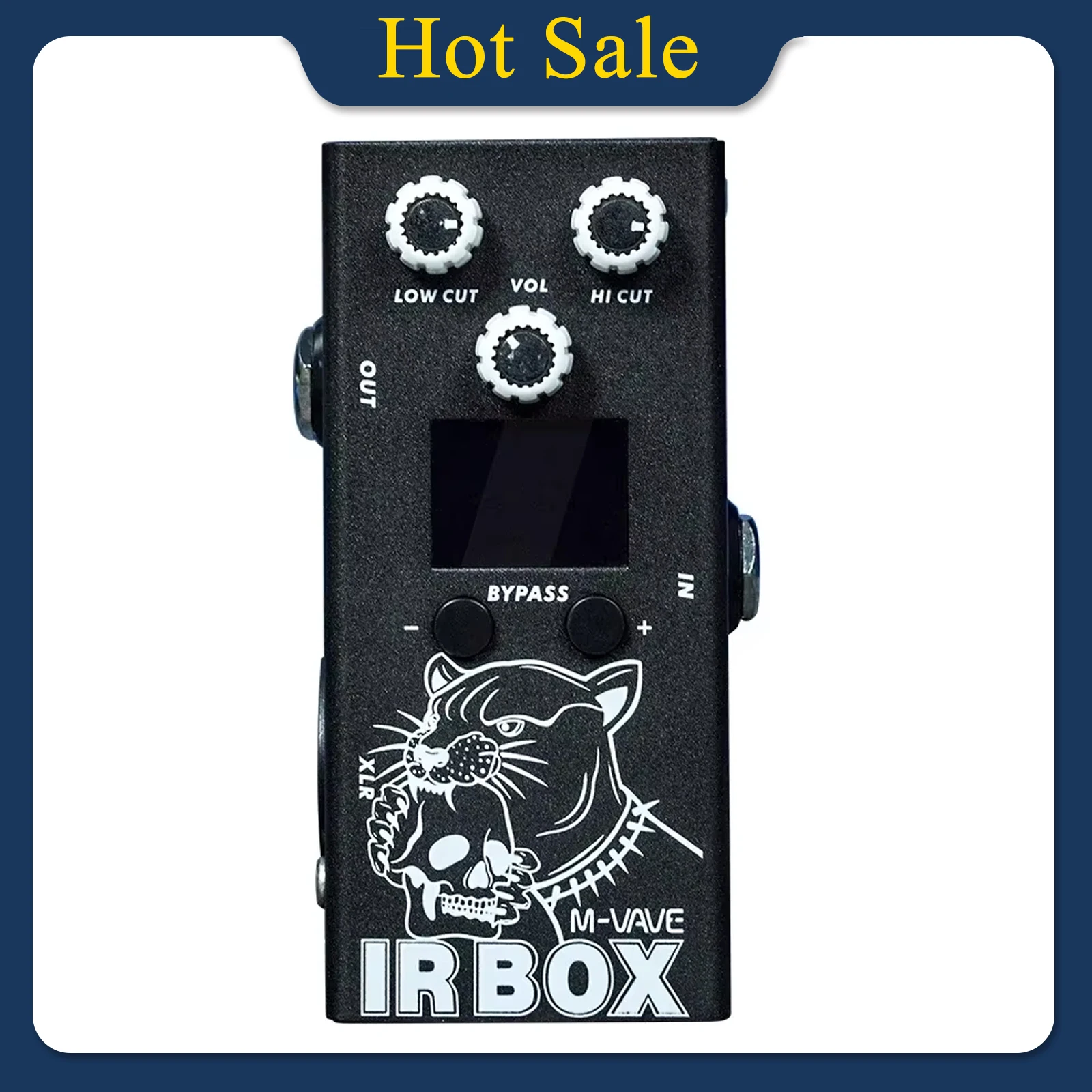 M-VAVE IR Box Electric Guitar Effect Pedal IR Cab Impulse Response Cabinets Simulator Speaker Effects Guitarra Parts Accessories