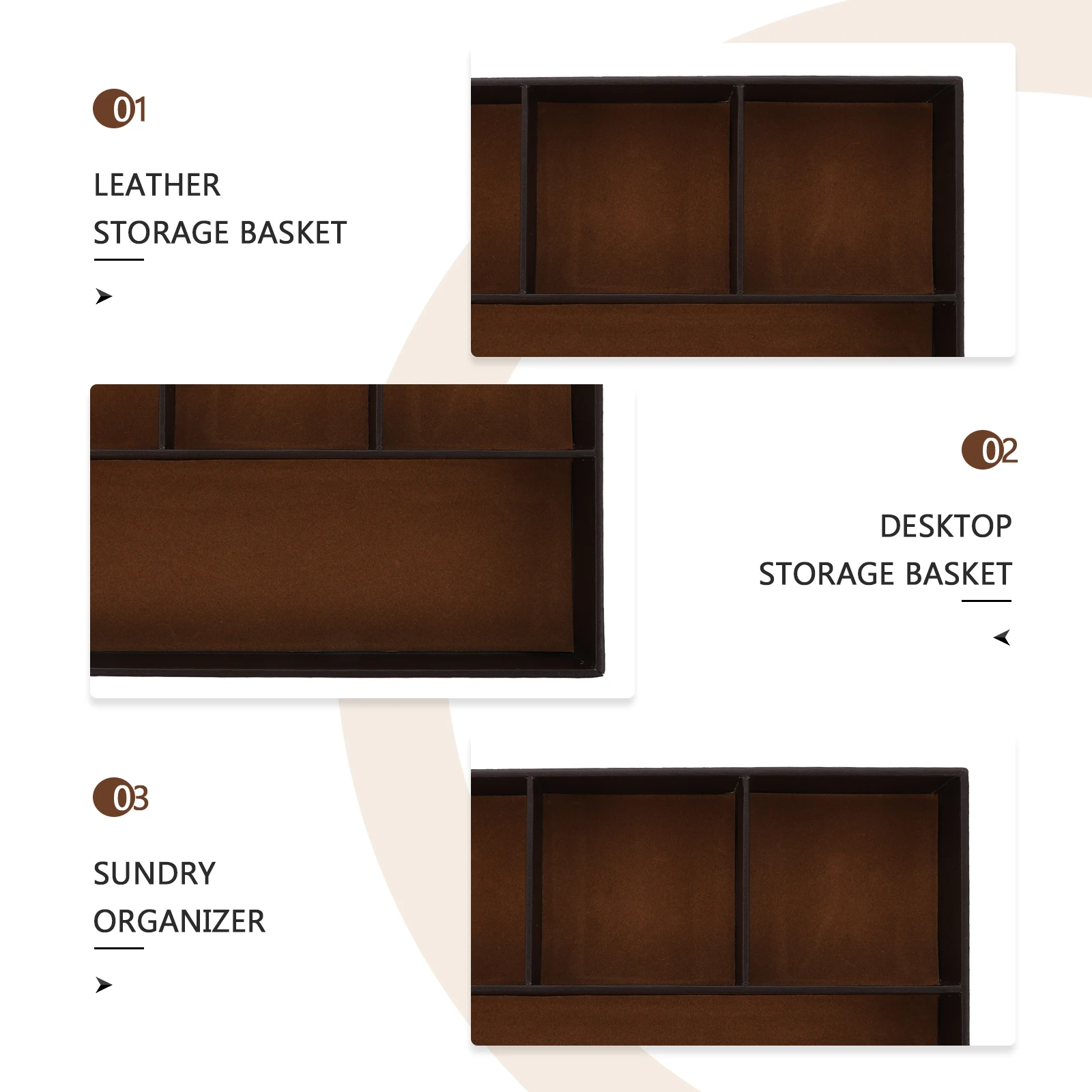 

1pc Multifunctional Jewelry Box Household Storage Case Desktop Cutlery Basket Kitchenware Organizer Sundry Storage Container