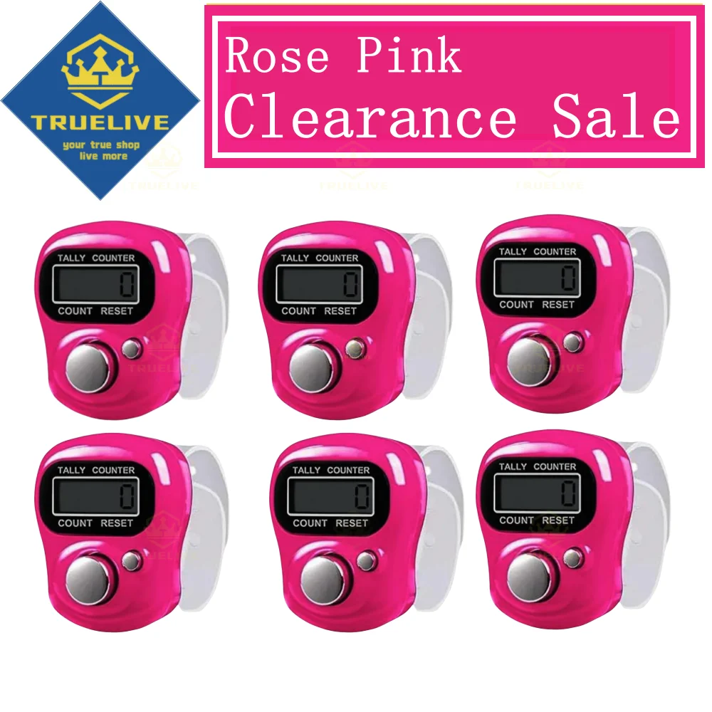 

【clearance sale】20/10/5/1PCS Mini Electronic Finger Counter Hand Tally Counter Clicker Counter Ring Digital Counters