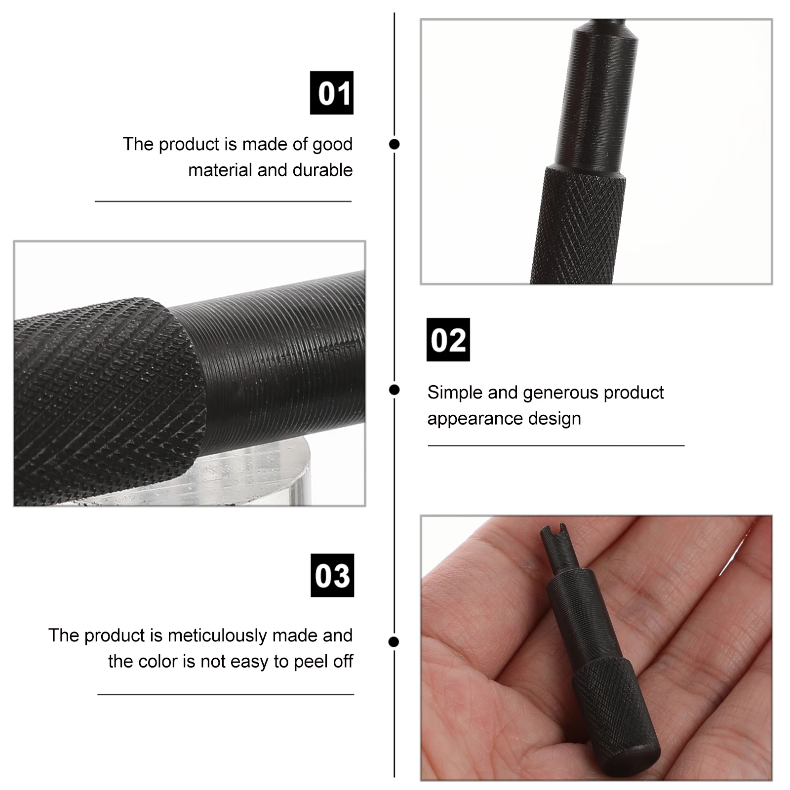 

Valve Core Removal Tool Steel Anti Slip Spanner Bike Car Tire Repair Tools Core Wrench Tube Tubeless Tires H Tools