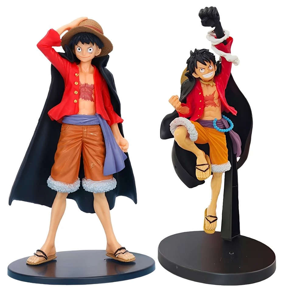 One Piece Figur 17-19cm Strohhut-Luffy Kampfanzug-Luffy Cartoon-Figur PVC-Modell Anime-Spielzeug Ornament Geburtstagsgeschenk