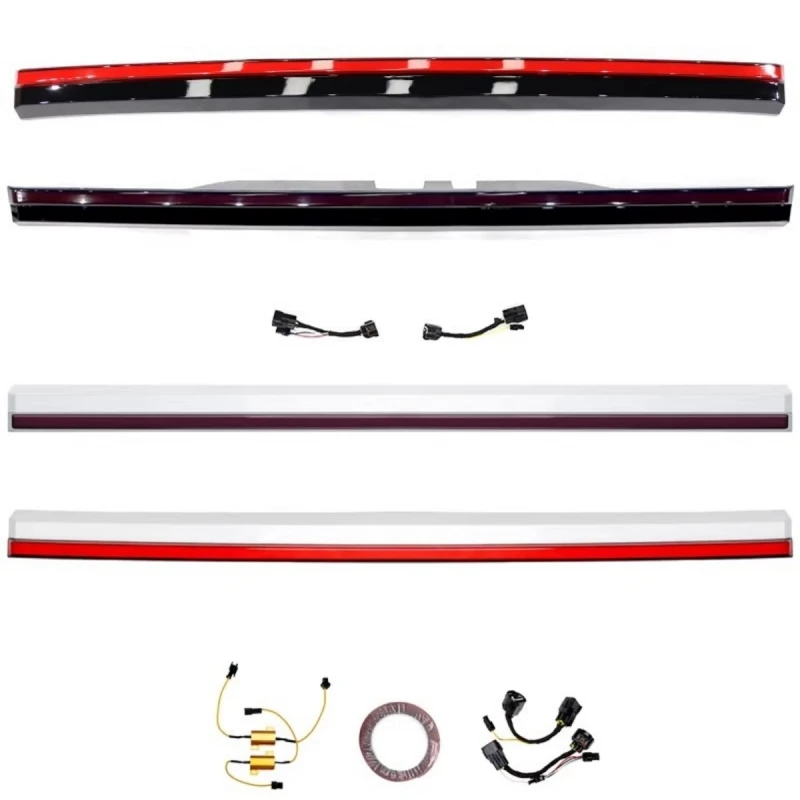 

Для Toyota Prado LC250 2024-2026: Модифицированные светодиодные сквозные задние фонари с последовательным сигналом поворота и стоп-сигналом, задние фонари для автомобиля