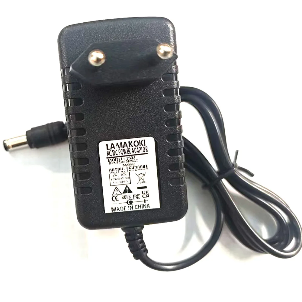 DC Power supply 15V 200MA Mobile Hard Disk Wireless Router Power Adapter  5.5*2.1MM
