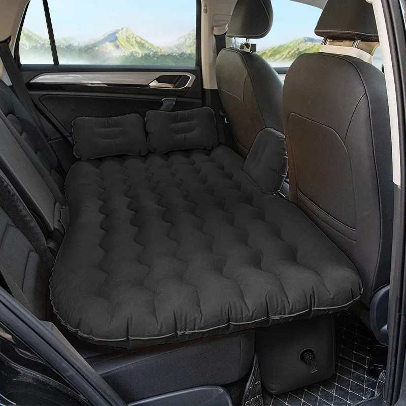 Fornex Car inflatable mattress, car rear travel air mattress bed, car rear seat sleeping artifact travel bed