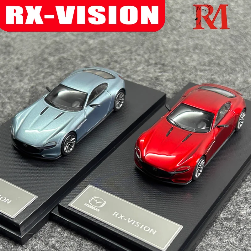 RM 1/64 RX-VISION COUPE Alloy Motor Vehicle Toy Die-casting Metal Model Collection Boy Christmas Gift
