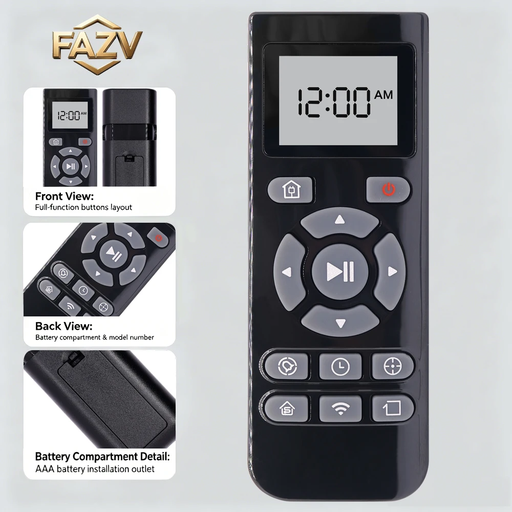 FAZV Remote Control for Ecovacs Deebot N79 N79S M80 RC1507 Vacuum Cleaner Accessories