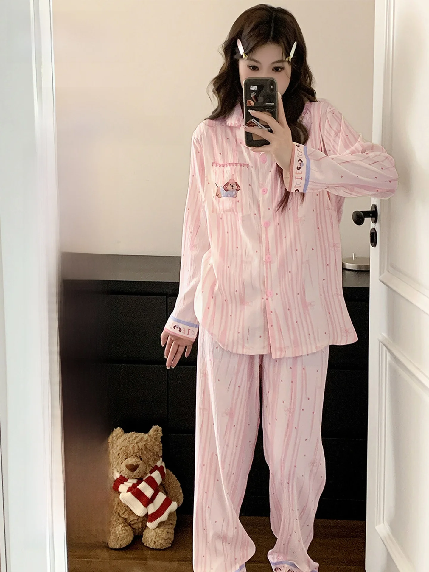 ensemble-de-vetements-de-nuit-pour-femmes-enceintes-a-manches-longues-en-coton-nuage-mignon-avec-coussinet-de-poitrine-peut-etre-porte-a-l'exterieur-ensemble-de-vetements-d'interieur-pour-la-saison-estivale
