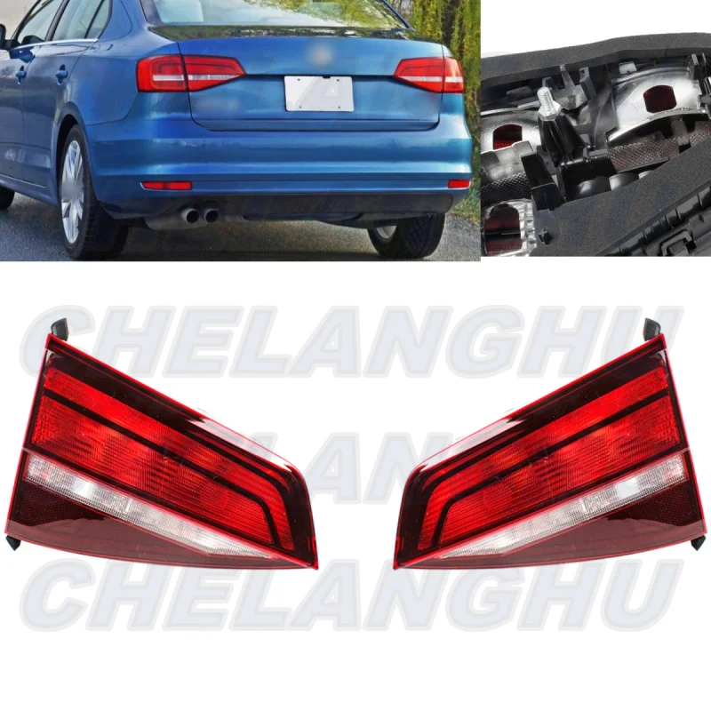 

For VW Jetta 2015 2016 2017 2018 US version Pair L+R Inner Side Tail Light Rear Brake Lamp Without Bulbs 5C6945093L 5C6945094K