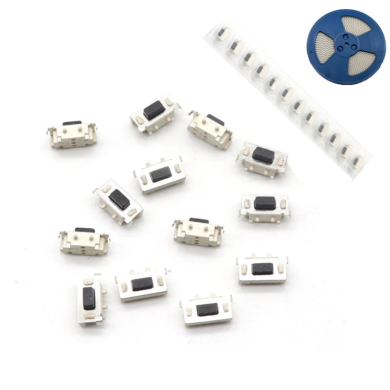 【100-10PCS】3X6X3.5MM button for Logicar 1 2 3 4 5 6 i for Logicar A B Scher Khan two way car alarm system A93 B64 A6 A61 A62 63