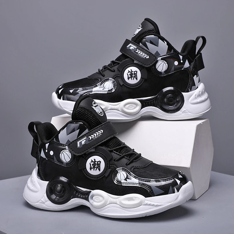 

Basketball Shoes Outdoor Sneakers Kids Chaussures De Basket Training Tennis Shoes Breathable Kids Basketball Sneakers