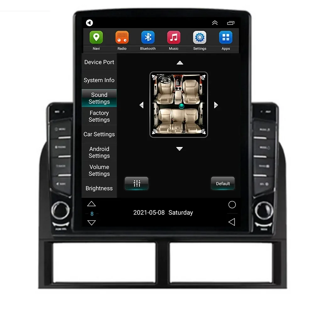 2025 9.7 "أندرويد 14 لسيارة جيب جراند شيروكي II WJ 1998 - 2004 تسلا نوع راديو السيارة الوسائط المتعددة مشغل فيديو الملاحة لتحديد المواقع RDS #5