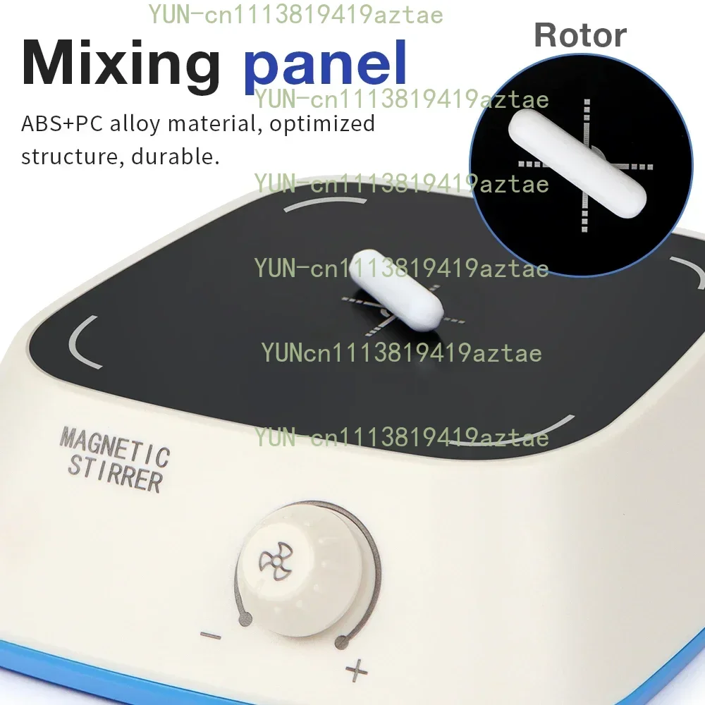 Portable Mini Magnetic Stirrer Stepless Speed Control AC100-240V Small Laboratory Stirrer With Stir Bar EU UK US AU Plug